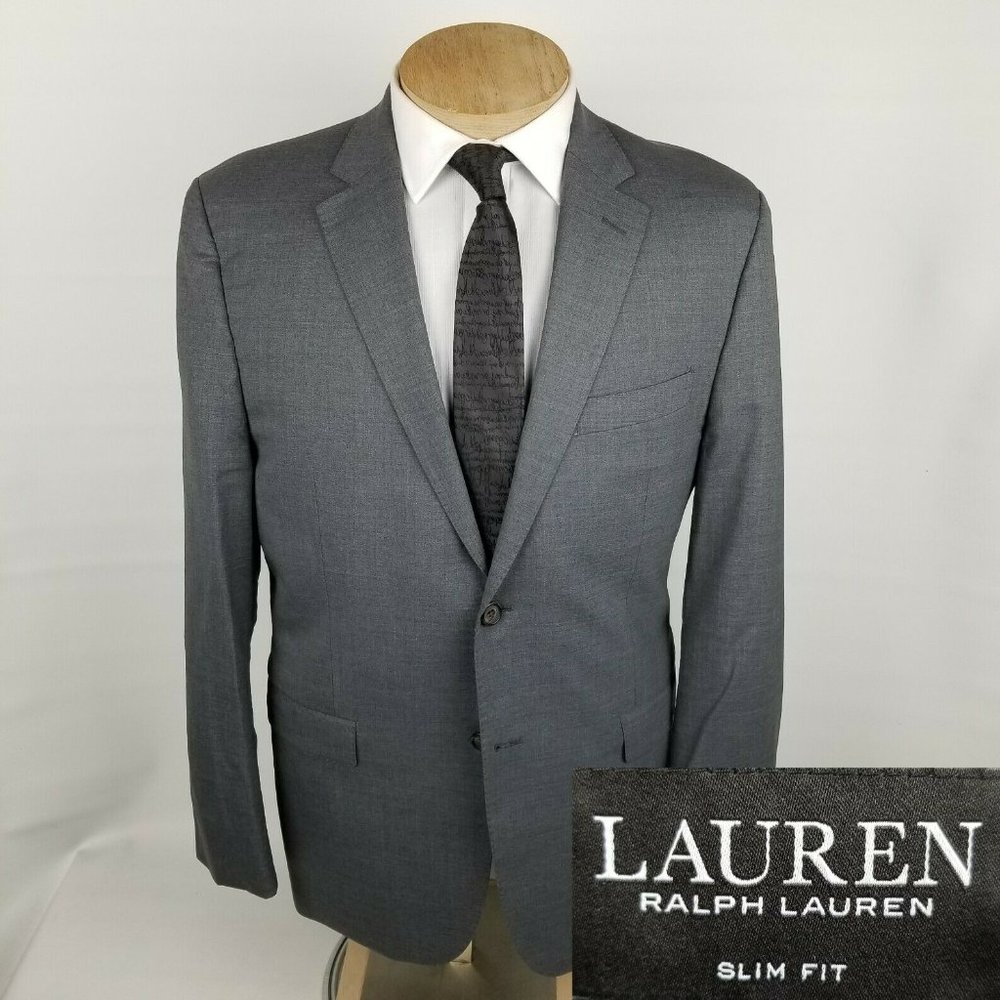Ralph Lauren Black Label Mens Sport Coat 42R Slim
